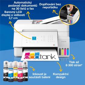 Tiskárna multifunkční Epson EcoTank L5396 bílá

 obrázek produktu 3 z 15