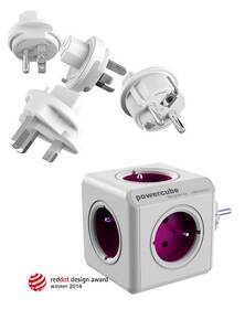 Cestovní adaptér Powercube ReWirable + Travel Plugs fialový

 obrázek produktu 5 z 10