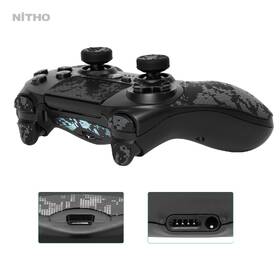 Gamepad Nitho Adonis BT pro PS3/PS4/PC - camo 
