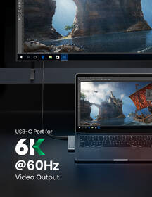 USB Hub UGREEN 6-in-2 USB-C Hub pro MacBook Pro 

 obrázek produktu 4 z 7