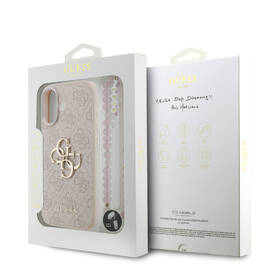 Kryt na mobil Guess PU 4G Metal Logo Strap na Apple iPhone 17 růžový

 obrázek produktu 7 z 7