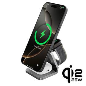 Bezdrátová nabíječka Cubenest SQ312 Ultra Qi2.2 3v1 s MagSafe šedá

 obrázek produktu 2 z 6