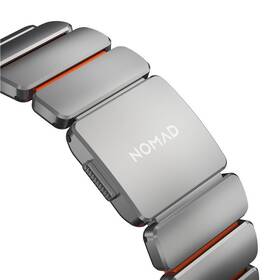 Řemínek NOMAD Stratos Titanium FKM na Apple Watch 45/46/49 mm šedý/oranžový

 obrázek produktu 5 z 12