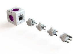 Cestovní adaptér Powercube ReWirable USB + Travel Plugs fialový

 obrázek produktu 2 z 12