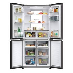 Americká lednice Haier HCR7818DWPT nerez

