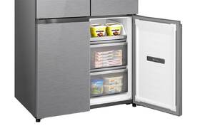 Americká lednice Hisense RQ768N4GVE nerez

