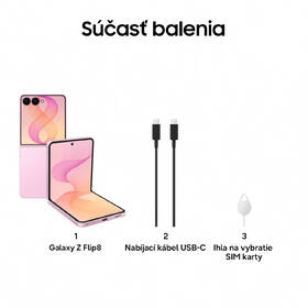 Mobilní telefon Samsung Galaxy Z Flip8 5G 12 GB / 256 GB růžový

 obrázek produktu 15 z 25