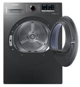 Sušička prádla Samsung DV80M50103X/LE černá barva
