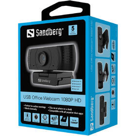 Webkamera Sandberg Webcam Office 1080p černá

 obrázek produktu 4 z 4