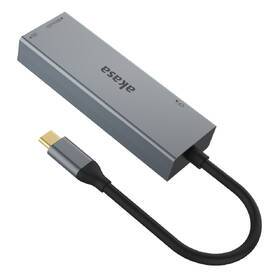 Čtečka paměťových karet AKASA 3-in-1 (CF, SD, microSD), USB 3.2 Type-C 

 obrázek produktu 2 z 4