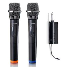 Mikrofon Lenco MCW-020BK bezdrátový, set 2 ks černý

 obrázek produktu 1 z 5