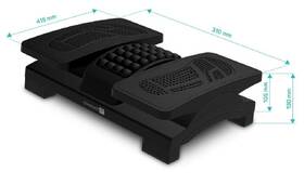 Opěrka nohou Connect IT FOR HEALTH DoubleLegPad PRO černá

 obrázek produktu 3 z 4