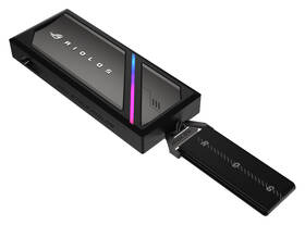 Externí rámeček Asus ROG Strix Aiolos, ARGB, SSD M.2, USB 3.2 Gen 2x2 černý

 obrázek produktu 2 z 19