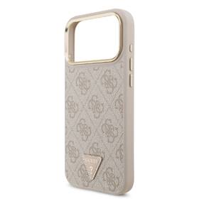 Kryt na mobil Guess 4G Strass Triangle Logo Gold Frame MagSafe na Apple iPhone 18 Pro růžový

 obrázek produktu 3 z 6