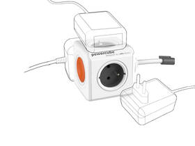 Zásuvka Powercube Remote SET, 4x zásuvka, 1,5m bílý

 obrázek produktu 6 z 8