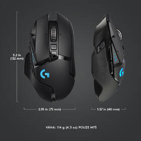 Myš Logitech G502 Lightspeed Wireless černá

 obrázek produktu 15 z 15
