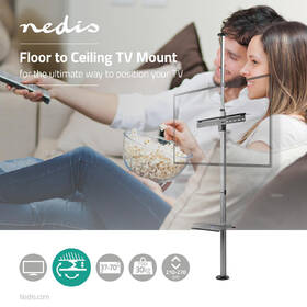 Stojan pro TV Nedis nastavitelný, pro úhlopříčky 37" až 70", nosnost 30 kg 

 obrázek produktu 4 z 6