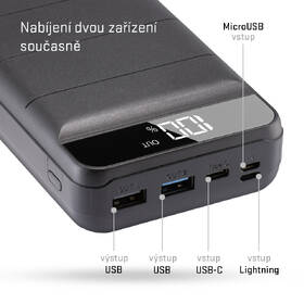 Powerbanka YENKEE YPB 3010 30 000mAh černá

 obrázek produktu 5 z 7