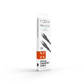 Kabel FIXED USB-C/Lightning s podporou PD, MFi, 1,2m černý

 obrázek produktu 10 z 10