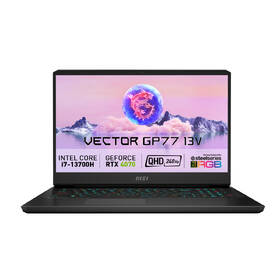 Notebook MSI Vector GP77 13VG-052CZ černá barva

