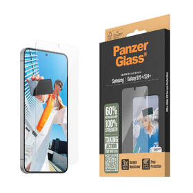 Tvrzené sklo PanzerGlass Ultra-Wide Fit na Samsung Galaxy S25+ 

 obrázek produktu 2 z 11