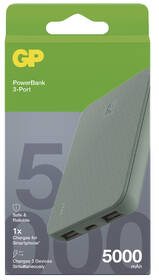Powerbanka GP B+ Series, 12W 5000 mAh šedá/zelená

 obrázek produktu 3 z 5