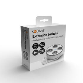 Kabel prodlužovací Solight 4x zásuvka, vypínač, 2 m bílý

 obrázek produktu 7 z 7