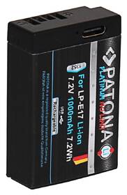 Baterie PATONA Platinum LP-E17 1000 mAh Li-Ion (Canon) černá

 obrázek produktu 2 z 4