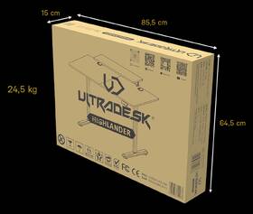 Elektrický stůl ULTRADESK Highlander bílý

 obrázek produktu 10 z 10