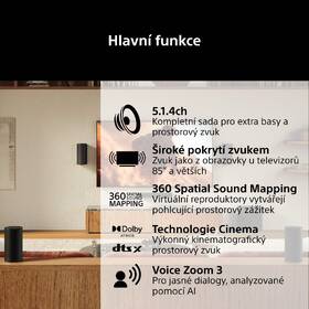 Soundbar Sony HT-A8 Theatre Trio černý

 obrázek produktu 11 z 23