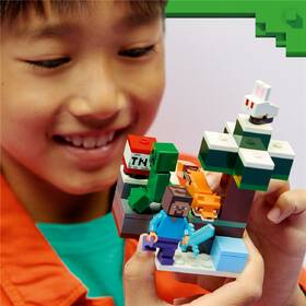 Stavebnice LEGO® Minecraft®  21583 Steve a dobrodružství v tajze 

 obrázek produktu 5 z 9