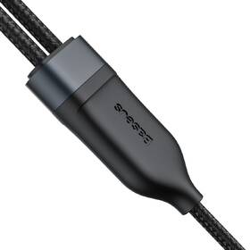 Kabel Baseus Flash Series USB-C/USB-C + USB-C 100W 1,5m černý

 obrázek produktu 4 z 7