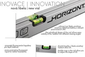 Vodováha HORIZONT VVN 300mm 2 libely 
