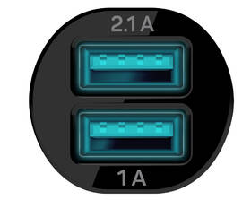 Adaptér do auta Connect IT 2x USB, 2.1A/1A černý

 obrázek produktu 1 z 5