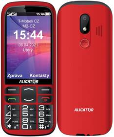 Mobilní telefon Aligator A830 Senior červený

 obrázek produktu 1 z 5