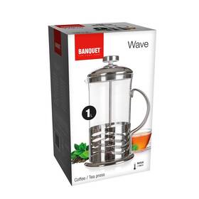 French press BANQUET Wave 1 l 

 obrázek produktu 2 z 2