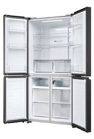 Americká lednice Haier HCR3818ENPT černá barva
