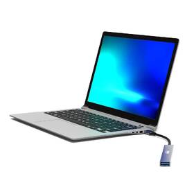USB Hub PORT CONNECT USB-C, 4× USB + 1× USB-C 100W PD stříbrný

 obrázek produktu 5 z 7