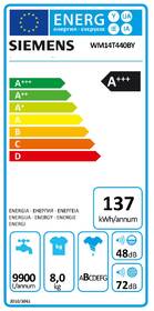 Pračka Siemens WM14T440BY bílá

 obrázek produktu 1 z 1