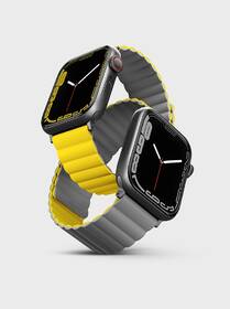 Řemínek Uniq Revix Reversible na Apple Watch 42/44/45/49mm šedý/žlutý

 obrázek produktu 3 z 5
