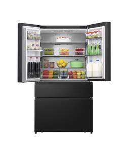 Americká lednice Hisense RF749N4SWFE černá barva

