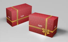 Instantní fotoaparát Fujifilm Instax mini 12 Dárkové balení modrá barva
