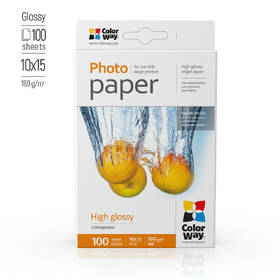 Fotopapír ColorWay 180g/m2, 10x15/ 100 kusů 

 obrázek produktu 1 z 3