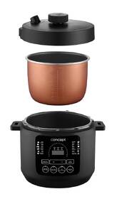 Multifunkční tlakový hrnec Concept CK6001 černý

 obrázek produktu 3 z 20