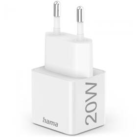 Nabíječka do sítě Hama 20W, USB-C PD + kabel USB-C Lightning 1 m bílá

 obrázek produktu 2 z 3