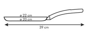 Pánev palačinková Tescoma 22 cm 

 obrázek produktu 1 z 1