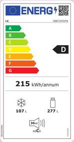 Chladnička s mrazničkou LG GBB72PZDFN nerez
