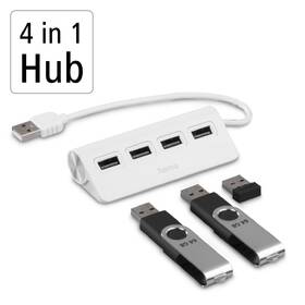 USB Hub Hama 4x USB 2.0 bílý

 obrázek produktu 2 z 5