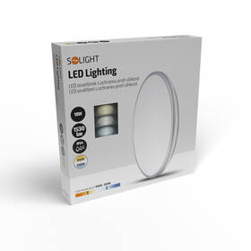 Stropní svítidlo Solight IP54, 18 W, 1530 lm, 3CCT, 33 cm bílé

 obrázek produktu 4 z 4