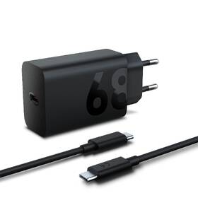 Nabíječka do sítě Lenovo USB-C 68W + kabel USB-C 1,5 m černá barva
